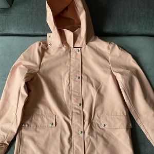 New J.Crew Raincoat Taupe, Peach, Tall Large/XL!